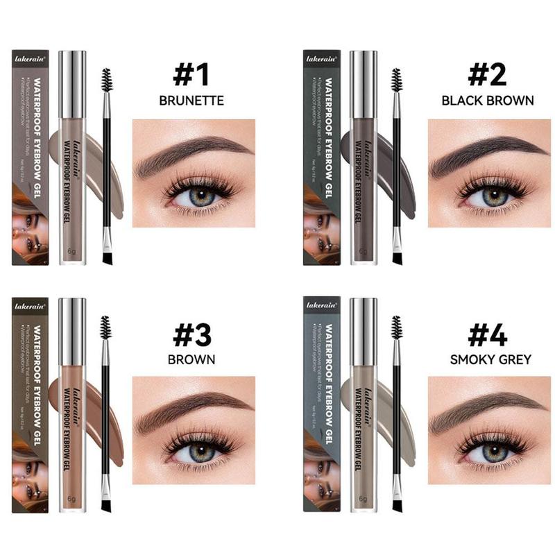 Product Introduction of Lakerain Waterproof Eyebrow Gel Long Lasting Liquid Eyebrow Tatoo Makeup Set Smooth Brow Gel 27