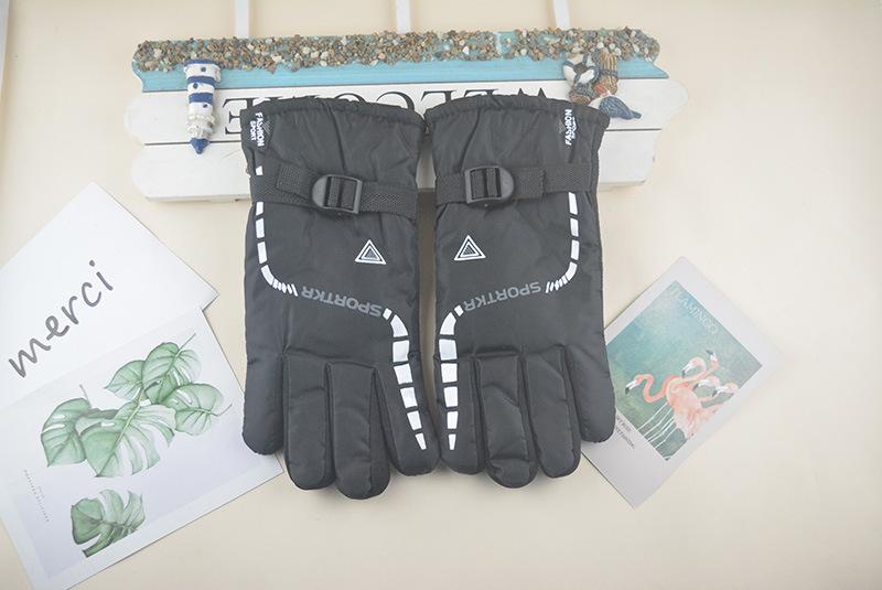 Product Introduction of Winter Men Fleece Lined Gloves Thickened Waterproof Non-Slip Warm Motorcyclist Gloves for Outdoor Sports Riding Hiking Skating 8