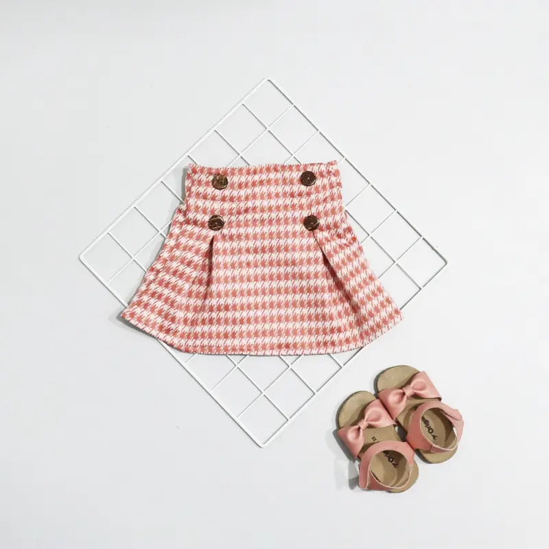 Owlet - rok anak perempuan / bawahan anak perempuan / rok mini anak  / rok pendek anak / rok korea kancing / rok remple korea anak Fashion 5