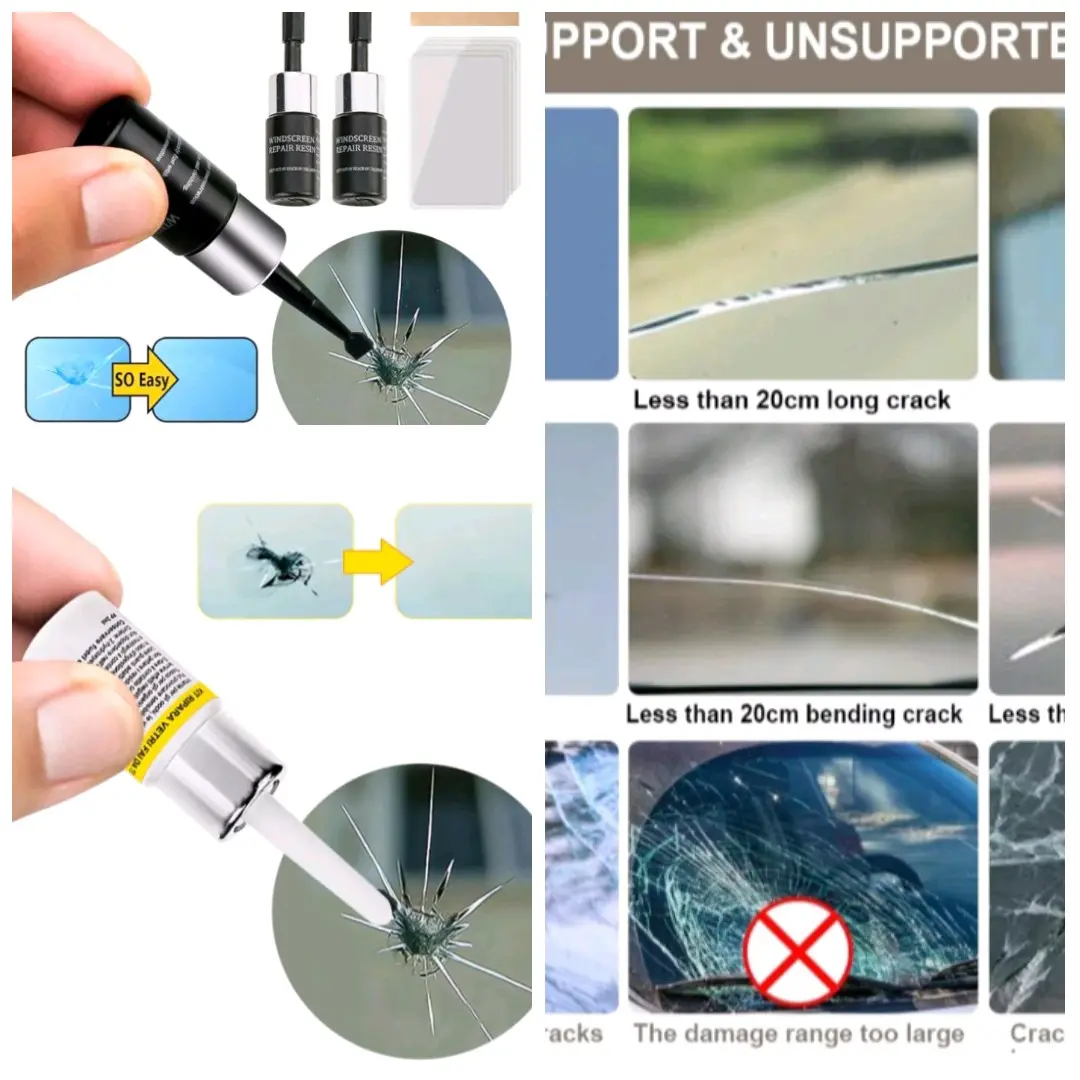 1 LỌ KEO CHUYÊN XỬ LÝ CÁC VẾT NỨT VỠ NHẸ Ở KÍNH CHẮN GIÓ XE HƠI Ô TÔ