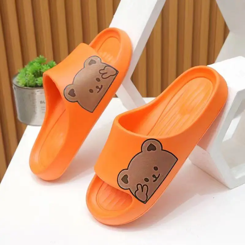 Dép Đi Trong Nhà, Hàng Mới Về, Dành Cho Phụ Nữ Và Nam Giới, Phong Cách Hoạt Hình Phổ Biến Đế Xốp Cực Dày, Chống Trượt, Thích Hợp Sử Dụng Tại Nhà, Giày Mát Xa Chăm Sóc Sức Khỏe Cặp Đôi