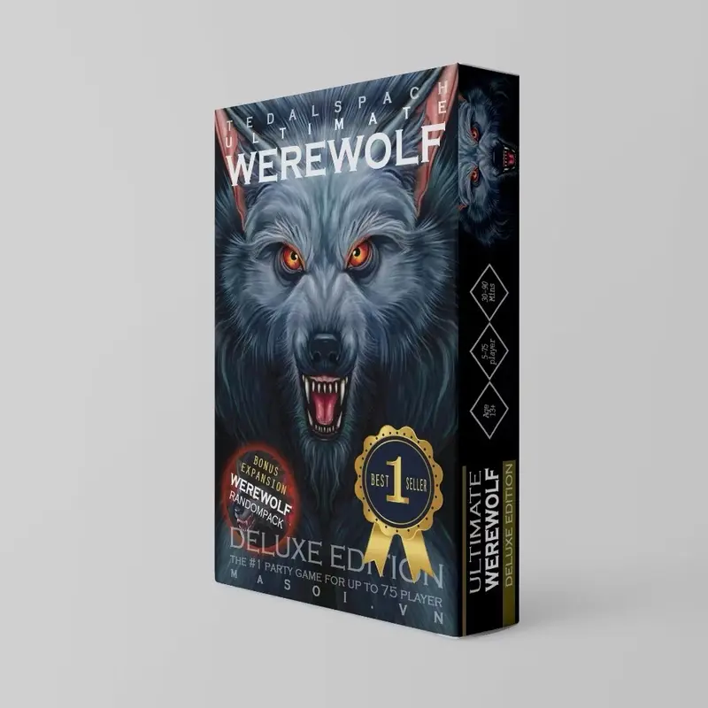Bài ma sói Deluxe loại 21 lá và 66 lá, phiên bản Tiếng Việt, bộ bài boardgame được ưa chuộng, phù hợp với mọi lứa tuổi 0