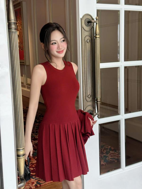 Set đầm ba lỗ và khoác COCOBEBE FANNY SET ( KHÔNG KÈM DÂY BELT )