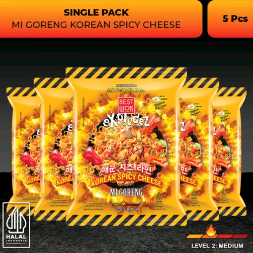 Best wok mie goreng korean spicy 5pc