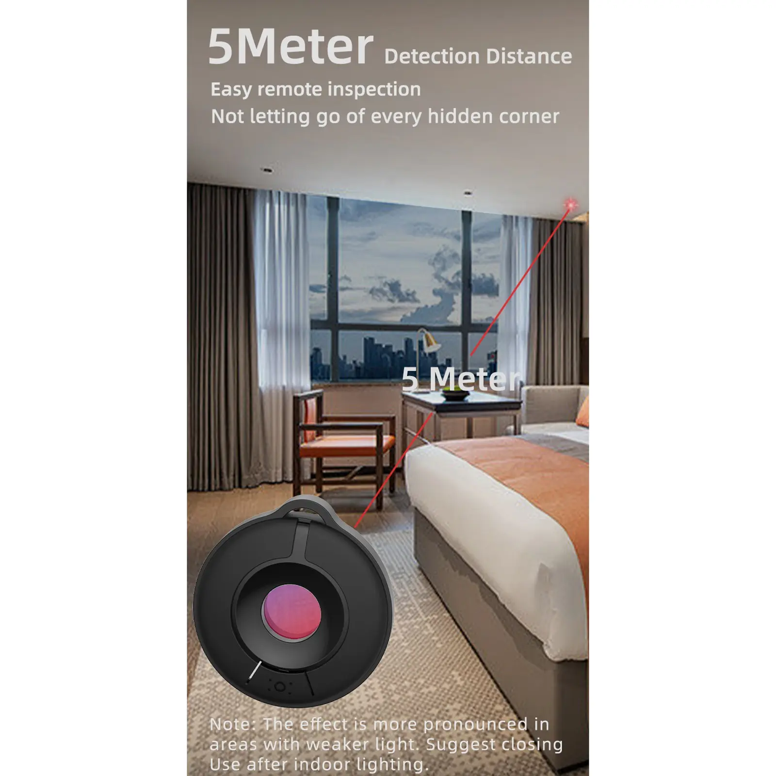Portable Wireless Anti  Detector: Protect Your Privacy from conceal Cameras!