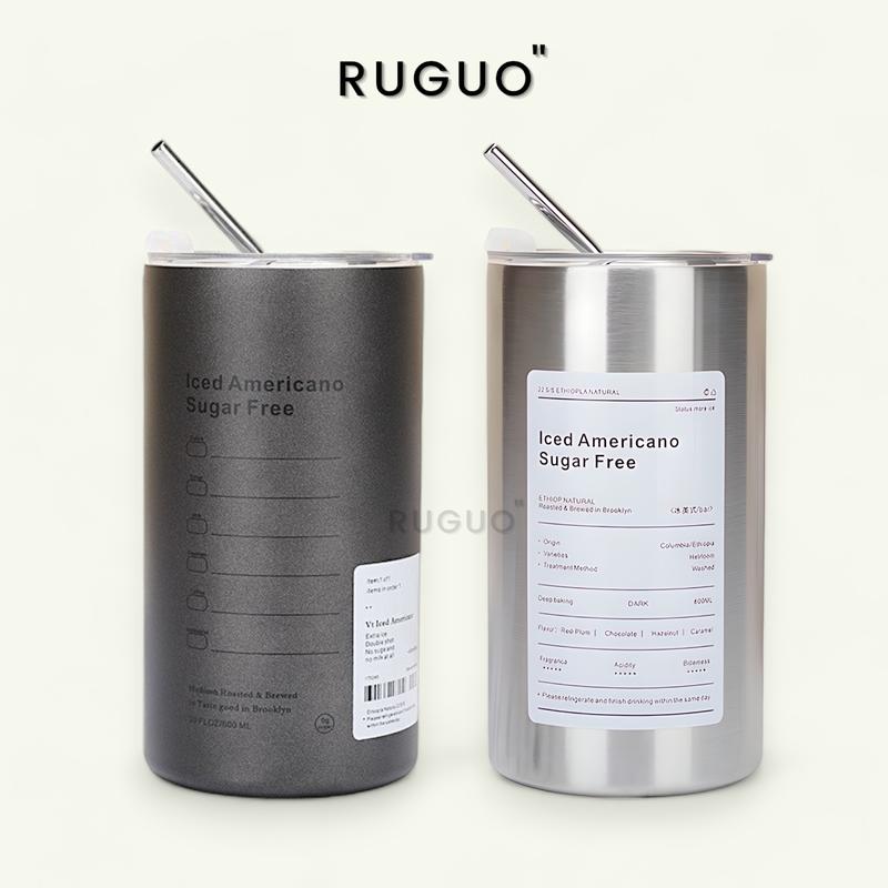 [HCM] Ly Giữ Nhiệt Khắc Tên Iced Americano Sugar Free 600ml - 900ml