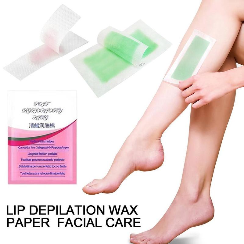 Product Introduction of Bộ tẩy lông bằng giấy sáp, cho toàn thân, tẩy lông môi, dưỡng ẩm, bao gồm bông giấy, F6V8 35