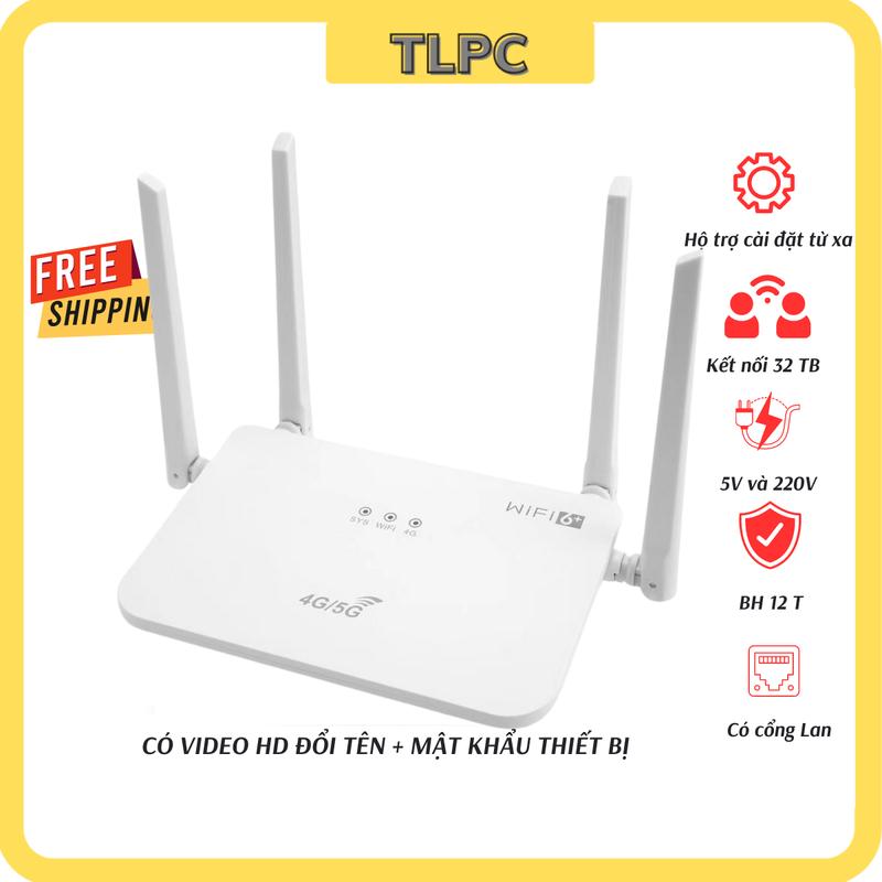 Cục phát wifi từ sim 4G LTE không dây di động có cổng lan tốc độ 300Mbps hỗ trợ 32 thiết bị kết nối bảo hành 12 tháng usb wifi bộ phát củ wifi