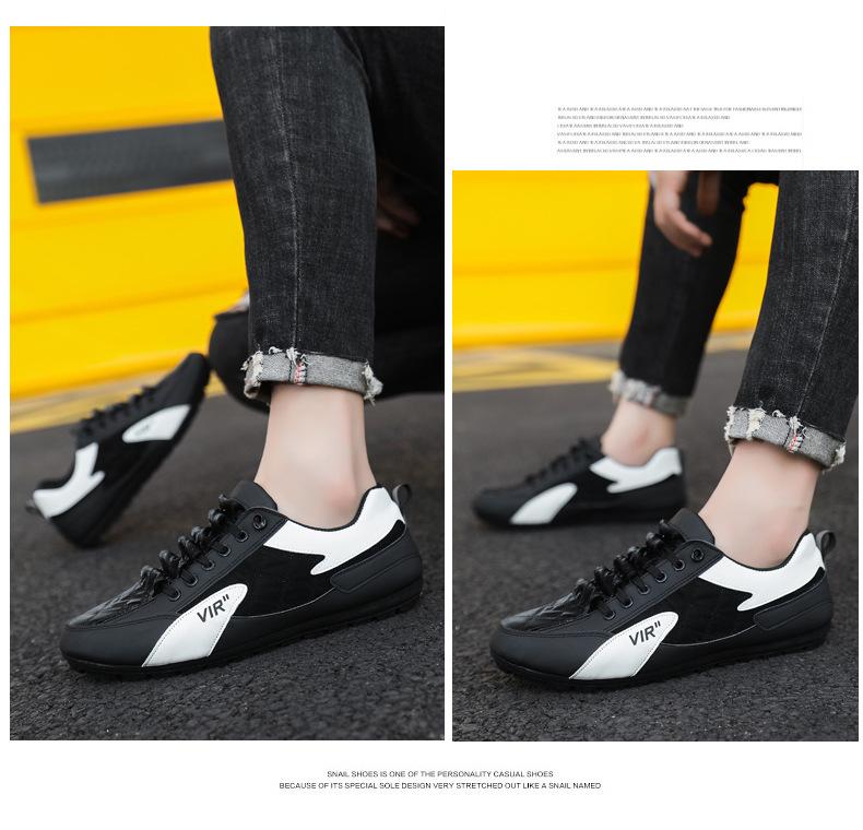 Product Introduction of Fall 2024 New Fashionable Men's Shoes Leather Gommino Driving Shoes Soft Bottom Soft Surface Non-Slip Casual Cortez 11