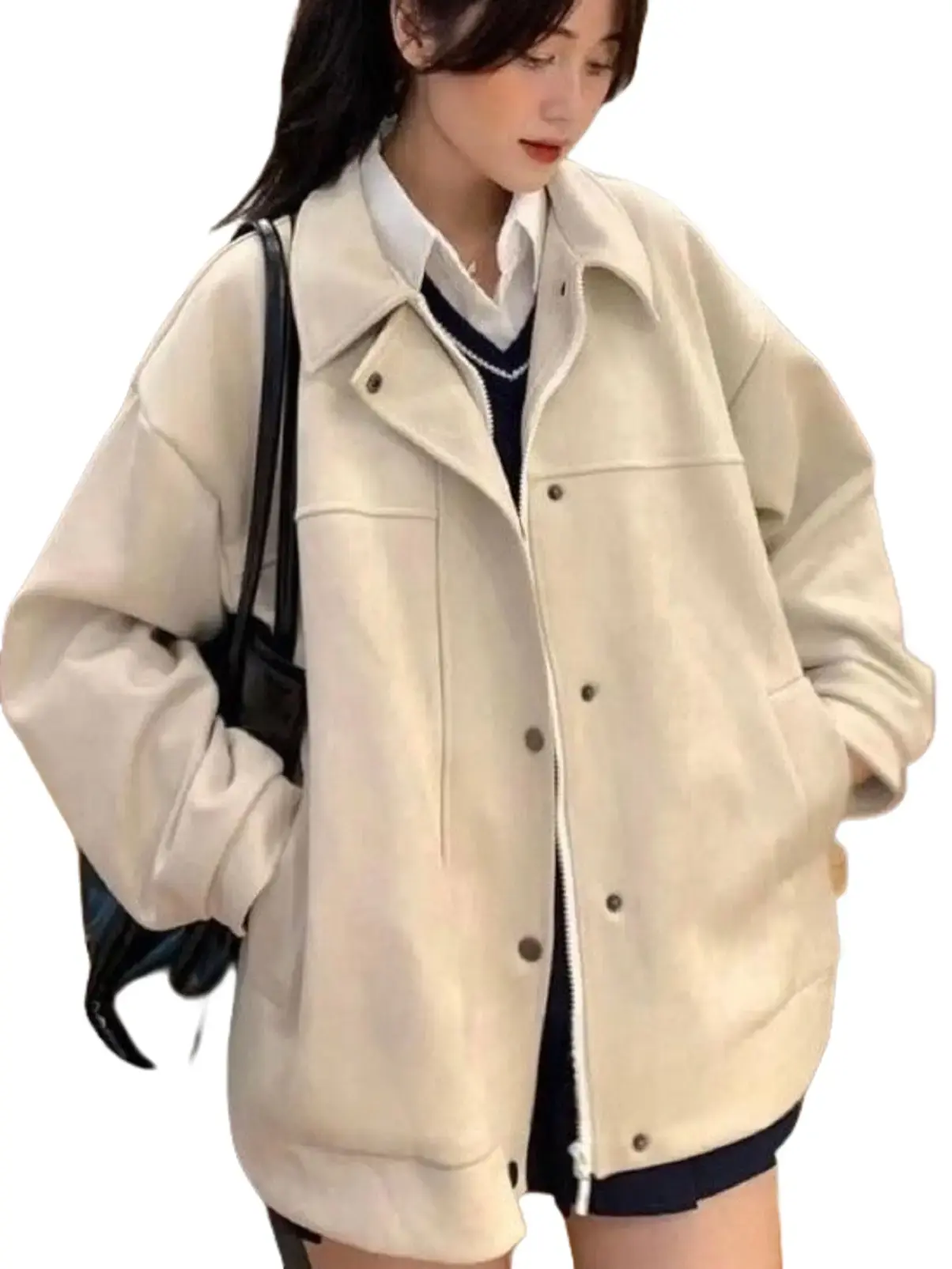 ÁO KHOÁC BOMBER DÁNG DÀI MS 06 ÁO DÀY THÍCH HỢP CHO MÙA THU ĐÔNG Jacket