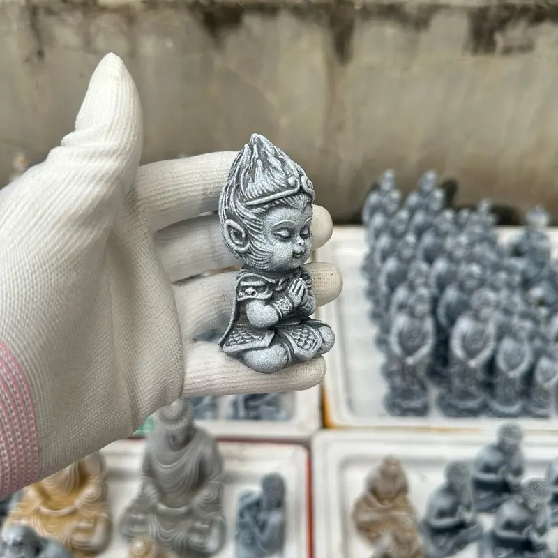 Tượng tôn ngộ không 8cm. Trang trí hồ cá thuỷ sinh , bán cạn , thác nước , non bộ , thác khói trầm hương, tiểu cảnh,terrarium... 5