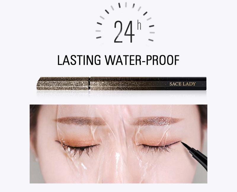 Product Introduction of Bút Kẻ Mắt Dạng Lỏng Siêu Mịn, SACE LADY, Có Sắc Tố Cao, Lâu Trôi, Không Thấm Nước, Chống Nhòe, Trang Điểm Mắt 25