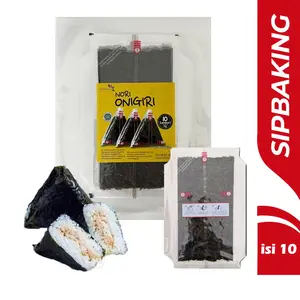 Nori Onigiri Triangle Nori Wrapper Sushi 10 lembar