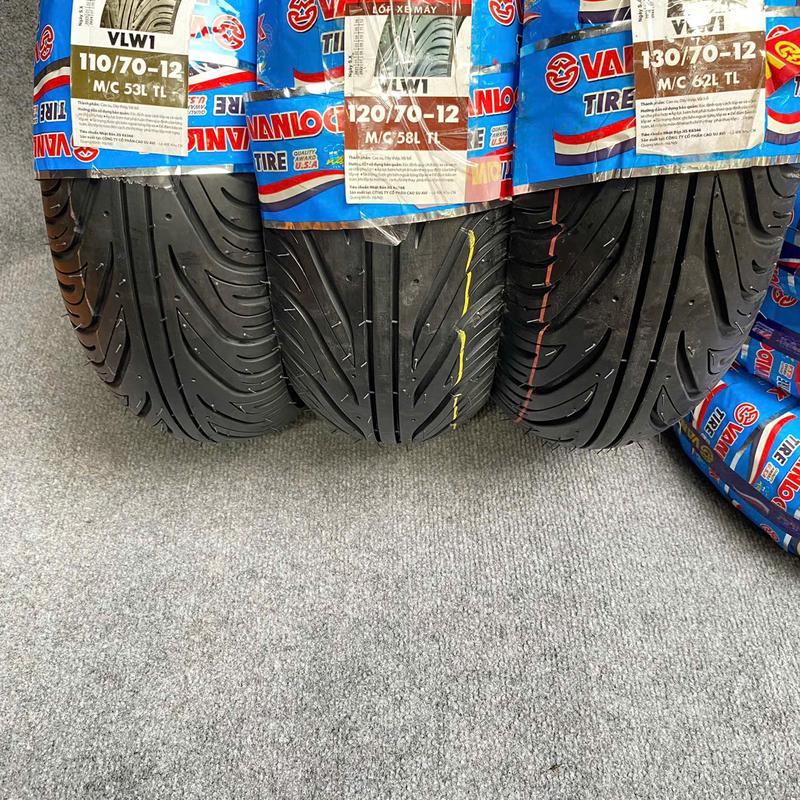 Lốp Vỏ 3 Cỡ 110 ,120 ,130/70-12 Lắp độ cho xe điện xe máy Vespa Sprint GTS Grande Chính Hiệu VANLOCK