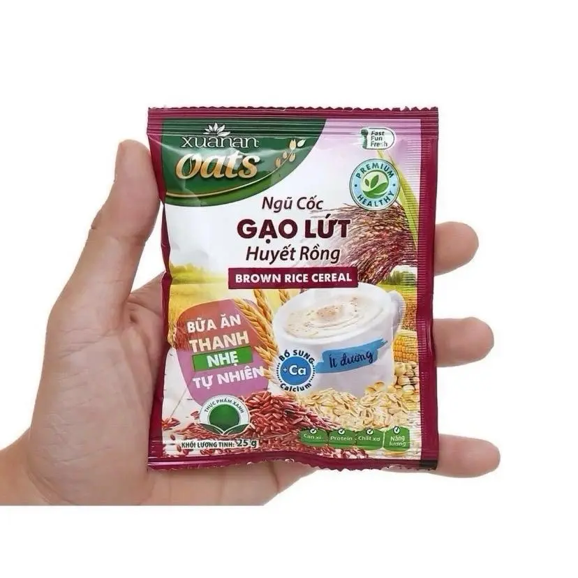 Ngũ cốc Sữa Gạo lứt Huyết Rồng 25gr Ngũ cốc dinh dưỡng Food