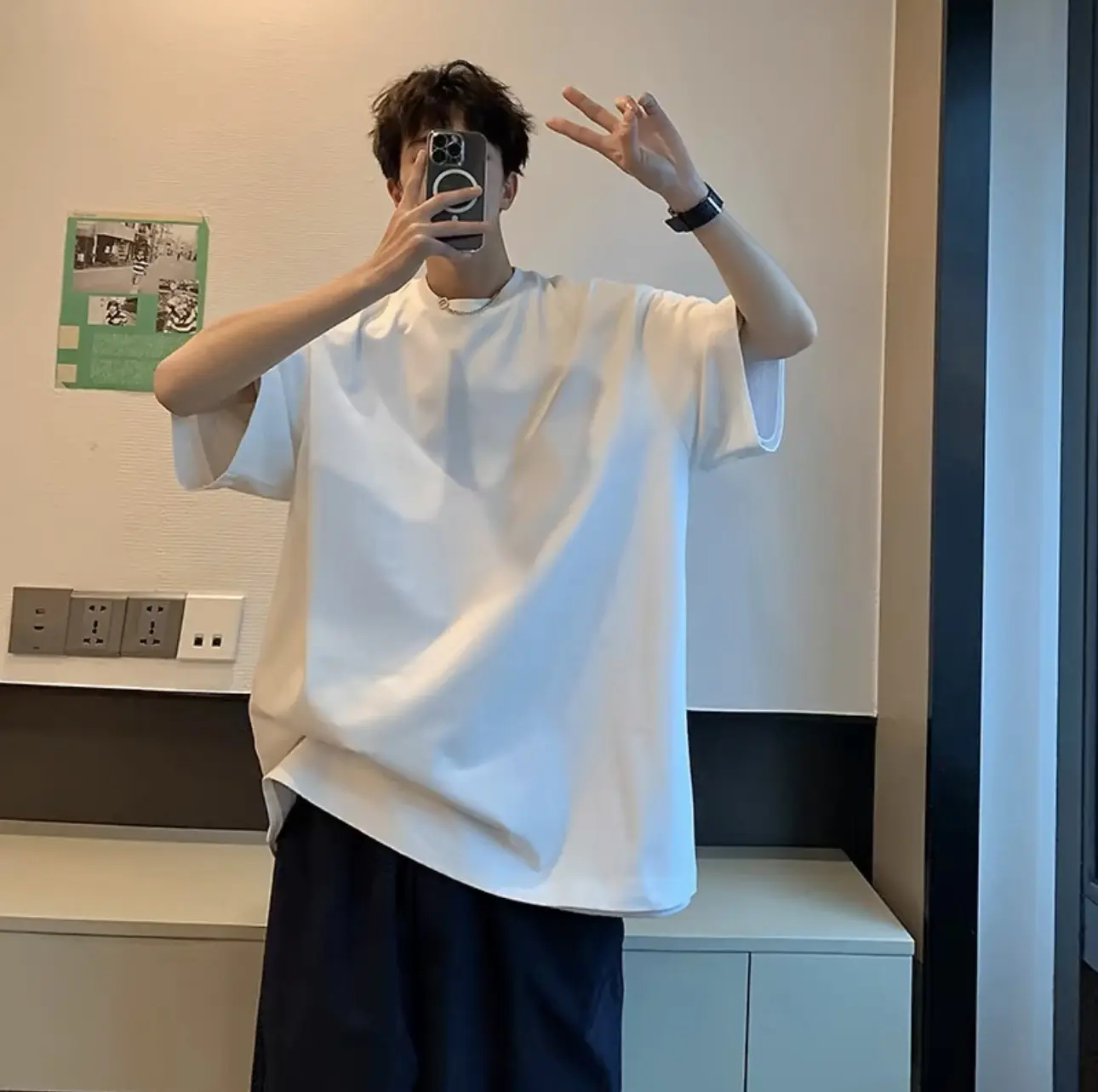 Áo thun TRƠN nam nữ chất cotton cục xinh