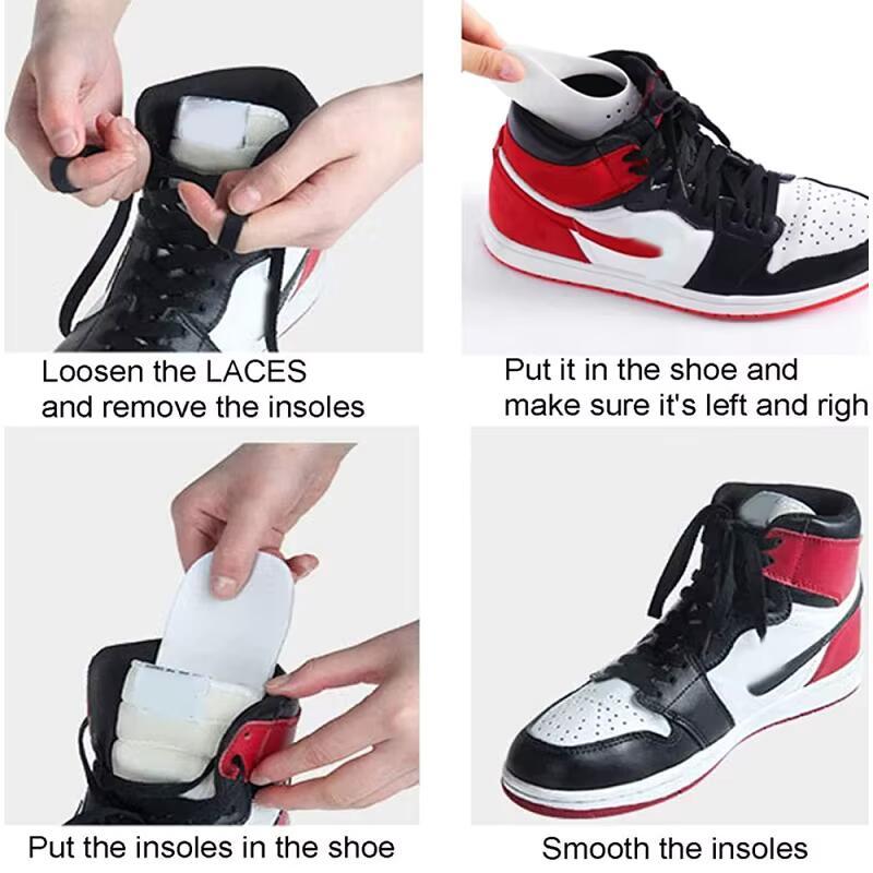 Product Introduction of 2 Pacs New Shoe Care Sneaker Anti Crease Toe Caps Protector Stretcher Expander Shaper Support Pad Shoes Accessories Footwear Comfort Insoles Bedroom Arch Walking 23