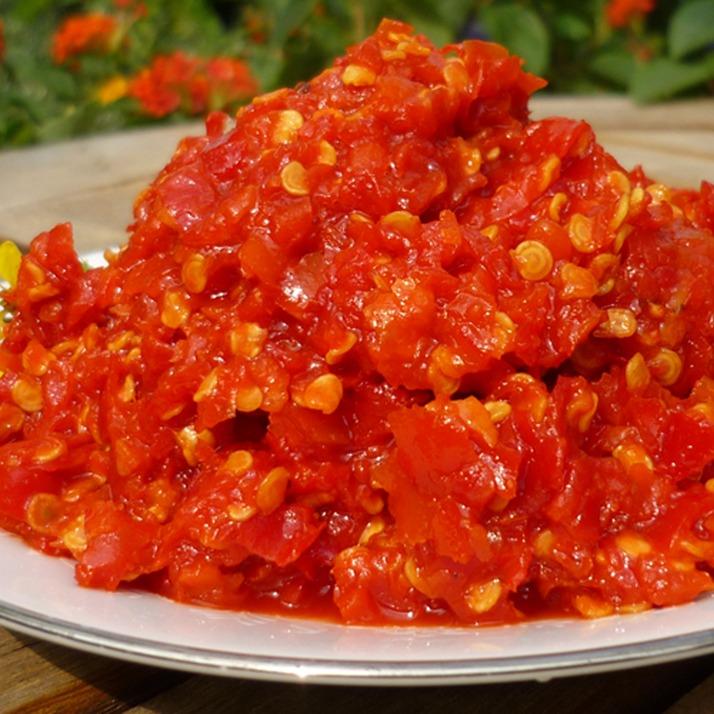 Ớt Tươi Xay Sông Hương Foods Hũ 200g - Ăn kèm bún, phở, mì tôm, bánh tráng, pha nước mắm, sốt Gia Vị Cay Chua 5