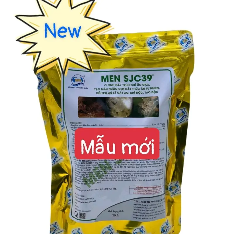 Men vi sinh SJC39 men vi sinh chuyên gây thức ăn tự nhiên cho tôm sach day vitamin c visinh choca 2