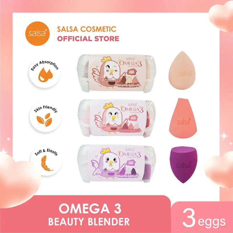 Salsa Omega 3 Beuty Blender (1 Pax = 3 Bj) 1Pc 2