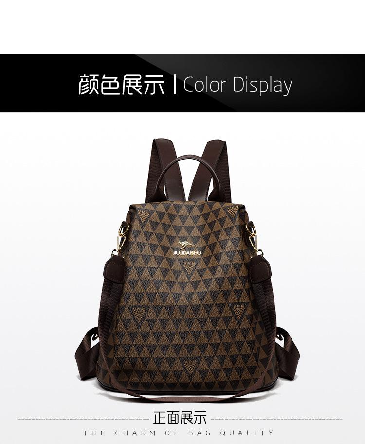 Product Introduction of กระเป๋าเป้ผู้หญิง แฟชั่น ดีไซน์ใหม่ หนังสวย กันน้ำ ความจุมาก มัลติฟังก์ชั่น เหมาะสำหรับการเดินทาง กระเป๋านักเรียน กระเป๋าถือ สำหรับสุภาพสตรี 16