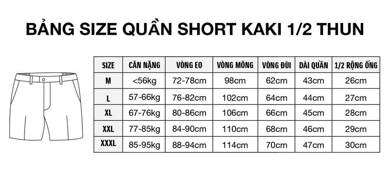 Product Introduction of Quần short Kaki có lưng thun, chất liệu kaki sang trọng, trẻ trung. Nam Menswear Nam Menswear Có Túi 0
