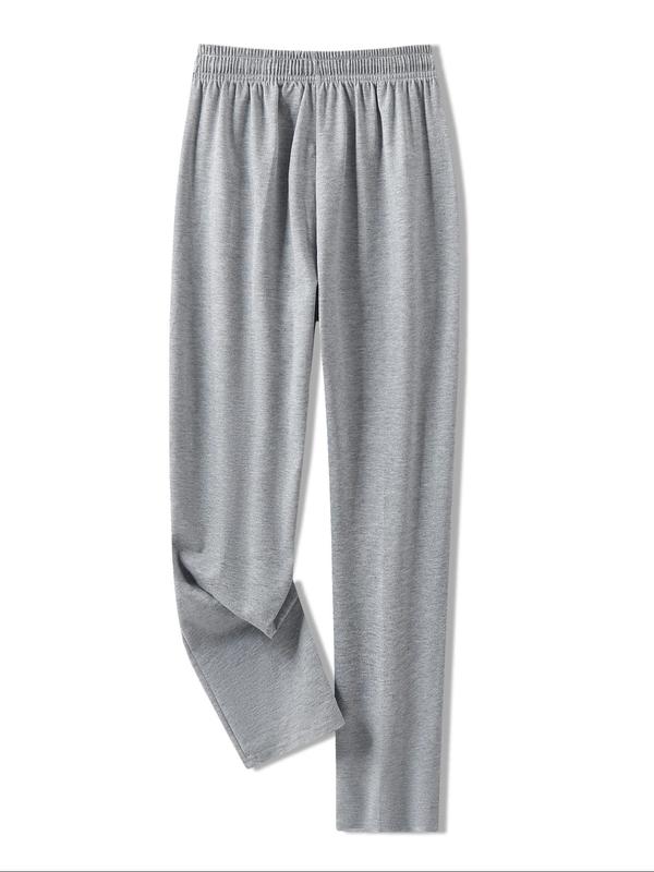 Women's Solid Color Sports Joggers, Casual Comfy Breathable Straight Leg Pants for Yoga Gym Workout Running, Ladies Sportswear for All Seasons 7