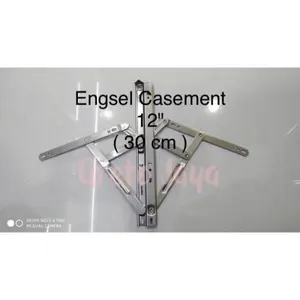 ( 12” ) Engsel Casement Kasemen Kesmen Jendela Aluminium 12 inch in 30cm 30 cm Alminium Casemen