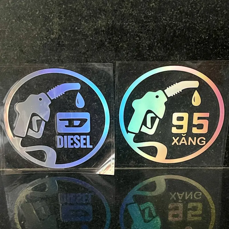 Tem  biểu  tượng dầu Diesel cho xe ô tô máy dầu 6