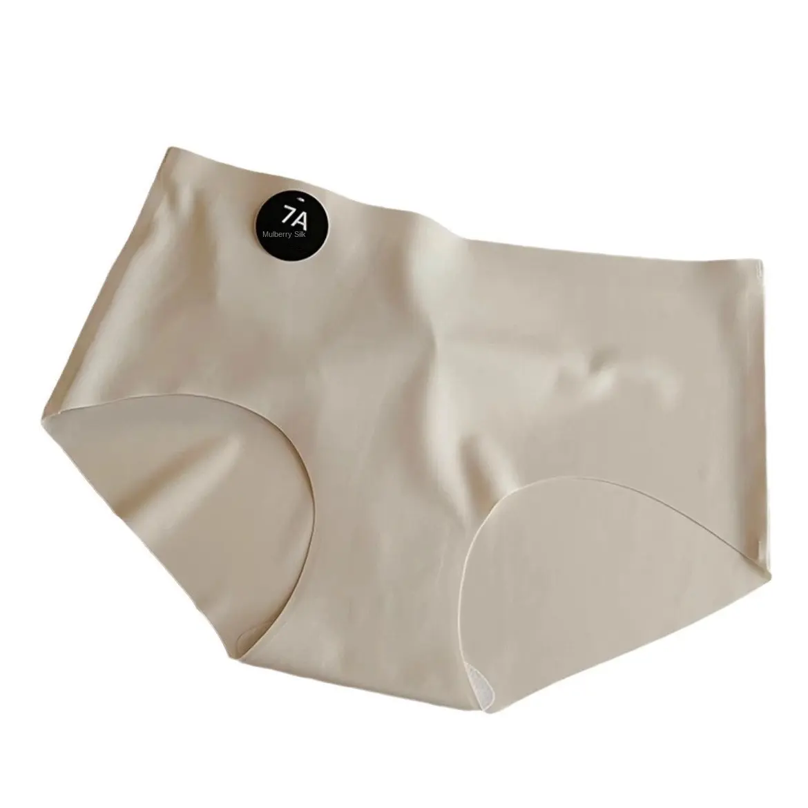 7A Mulberry Silk Mirade Colours Comfortable SkinFriendly No Trace Milk Skin Bear Medium HighWaisted Women's Triangular Pants Panty Lingerie Lady Basic Minimalist Womenswear panty
