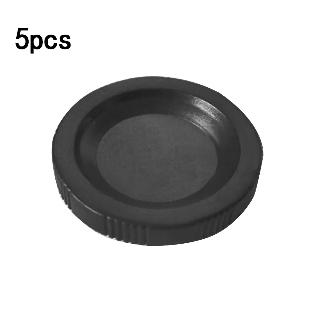 5 Pcs/lot Movie Camera CCD Dust Cover Dust Caps CS Mount Interface Shading Cover Sukvas - (Black 5 Pieces)