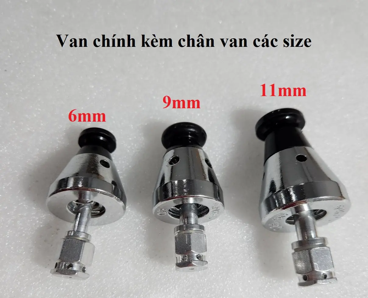 Phụ kiện áp suất - Combo bộ chân van + van nồi gas