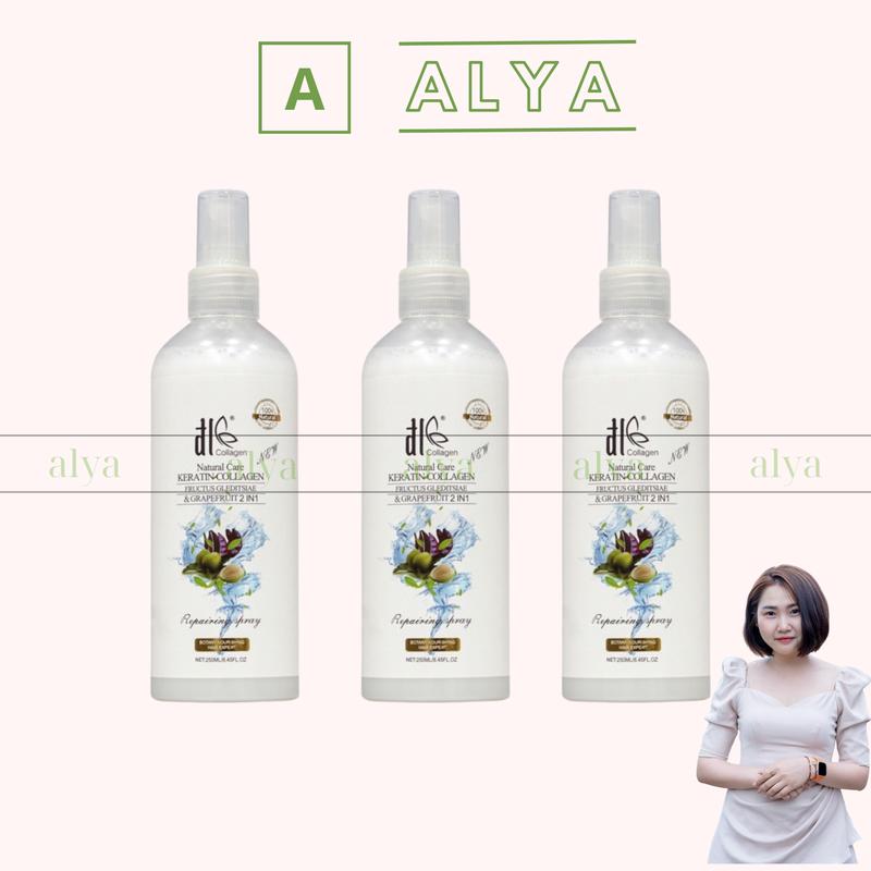 Xịt dưỡng tóc Vỏ Bưởi và Bồ Kết DL Colagen 60ml. Nhanh mọc và giảm rụng tóc dành cho cả nam và Nữ Chăm Sóc Tóc Serum