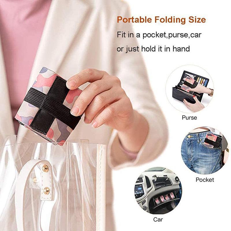 Product Introduction of Supermarket Shopping Portable Storage Bag Large Capacity Roll Folding Shopping Bag 7