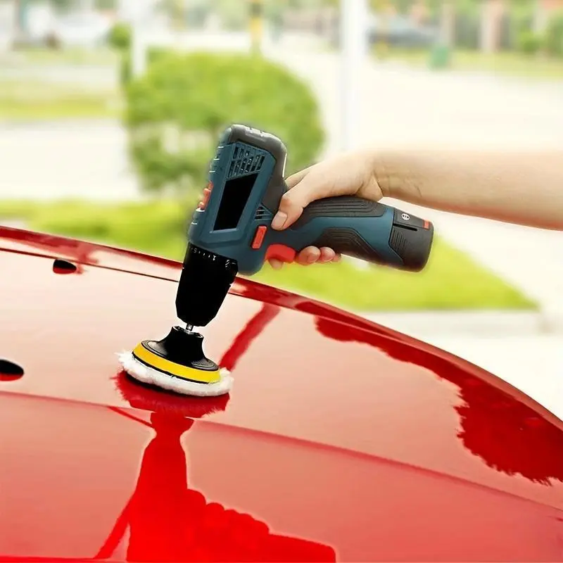 Car Polishing Kit, Car Polishing Pad with Drill Connector, Professional Car Paint Care & Polishing Tool, Car Paint Care Kit