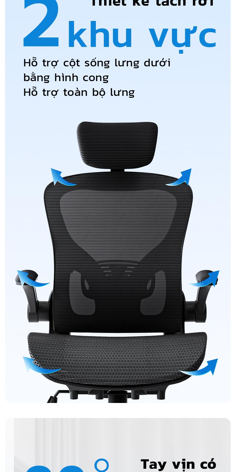 Product Introduction of Trò chơi ghế công thái học văn phòng W901 Chơi Game giải trí, Vải lụa băng được cấp bằng sáng chế 5