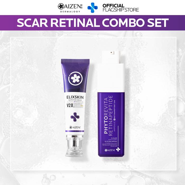 Gambar AIZEN - Scar Retinal Combo Set Facial Kerutan Facial Kerutan - 1 Set dari Aizen Dermalogy Kota Jambi Tokopedia