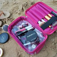 Gambar WSO - Woman Stuff Organizer (Tas Kosmetik 2 Susun) Cosmetic Bag Hitam Pink dari Pusat Grosir Eceran Kota Surakarta 3 Tokopedia