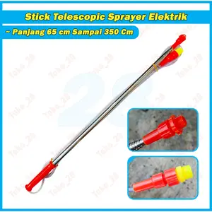 Stik Teleskopik Panjang 3,5 Meter Sprayer Elektrik Manual Stick Antena 350 Cm Telescopic 3,6 360 Semprotan Hama SS-406