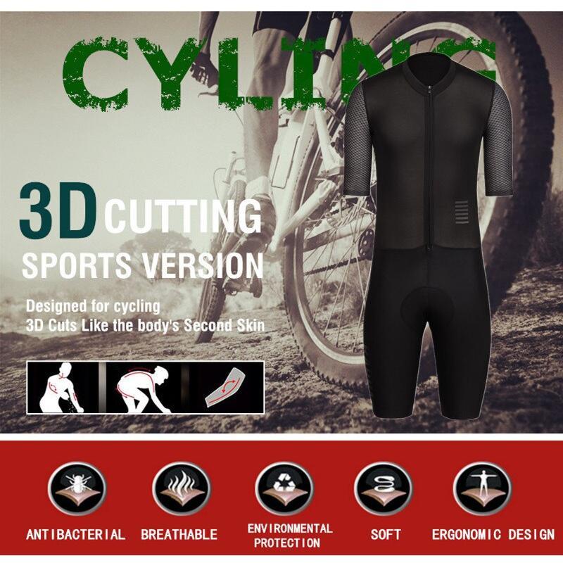Maillot de cyclisme RAPHA Trisuit Cycling Skin Suit Race Fit Triathlon Combinaison à manches courtes Speed Suit Vêtements de triathlon pour hommes Trisuit Road Mtb Short Set_voghion.com