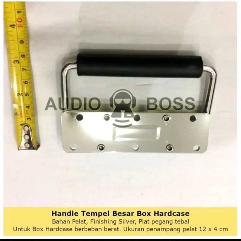 Handle Tempel Box Hardcase Besi Chrome 202 Handel Pegangan Hard Case Mixer 1