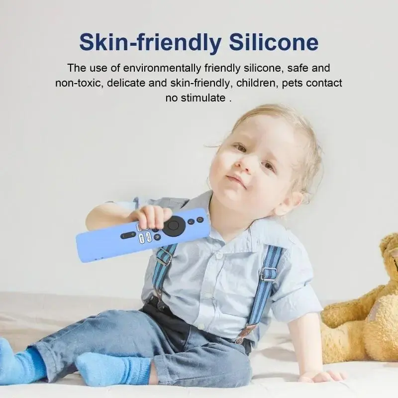 Bảo Vệ Chống Sốc Silicon, Dành Cho Mi TV Stick 1080P Và Mi TV Box S Wifi, Vỏ, Có Bao Gồm Điều Khiển Từ Xa 3