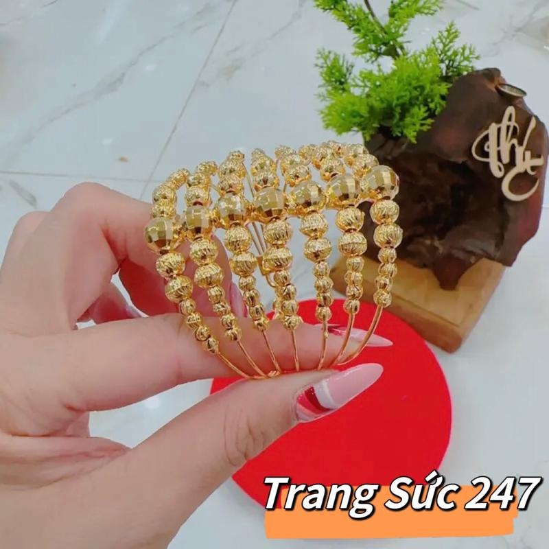 Vòng Tay Hoa Chùm nữ size tay điều chỉnh được Phụ Kiện-xài đời đời ko đen 2