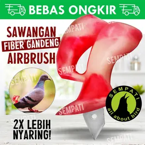 SEMPATI Sawangan Merpati Kobra Cobra Gandeng Dan Airbrush Marbel Mainan Hatong Hotang Peluit Pluit Nyaring Latih Burung Dara