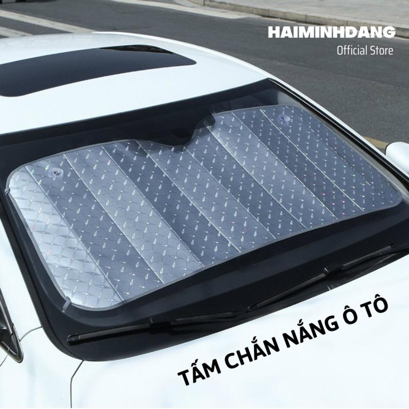 Tấm che nắng ô tô kính lái TCN01, Tấm chắn nắng ô tô 5 lớp tráng bạc phản quang chống nóng tia UV