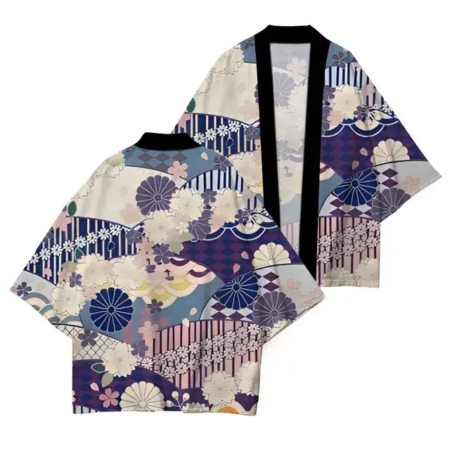 2024 Popular Vintage Home Kimono Japanese Style Traditional Pattern Collection Cloak Women's Clothing Cardigan Haori Robe Womenswear Gowns Loungewear Nightwear