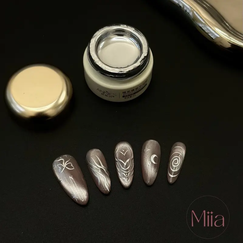 Gel metan inox Annies siêu sáng không sỉn màu vẽ móng Miia 2