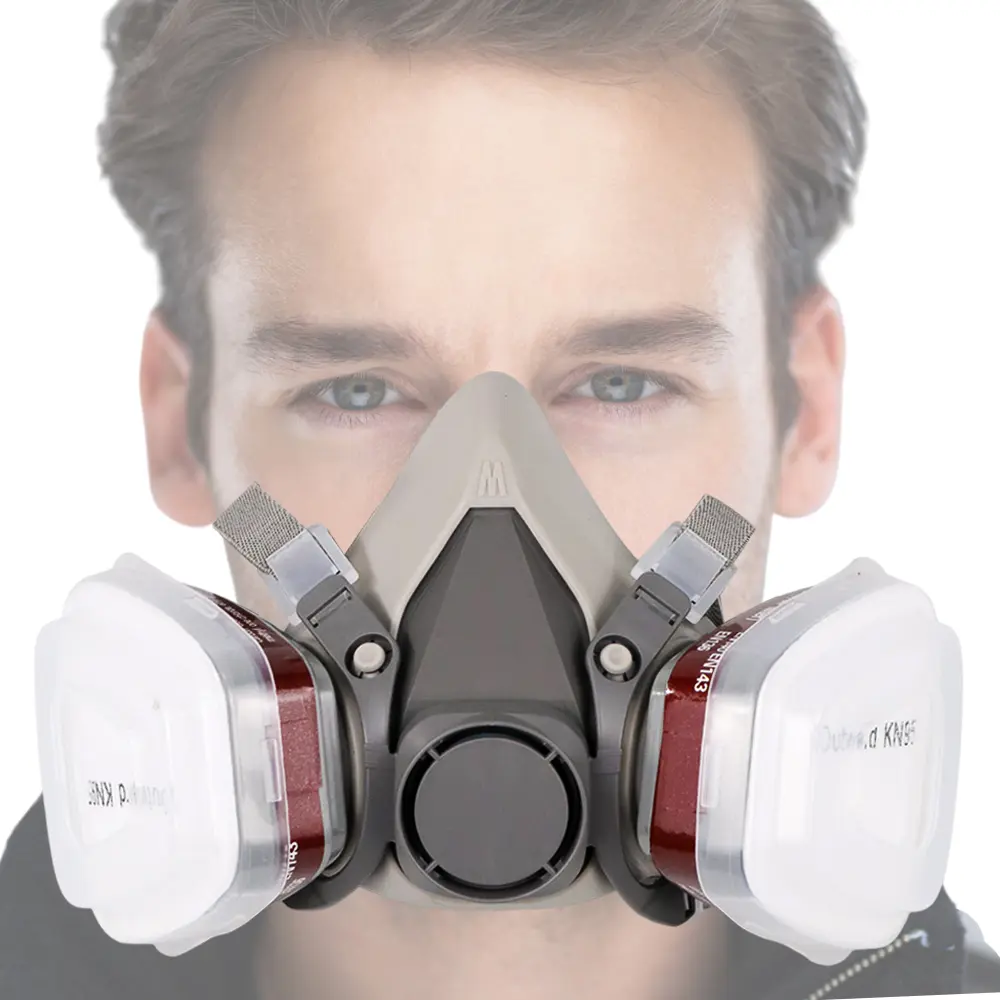 Masker Gas Respirator - 6200 - Gray
