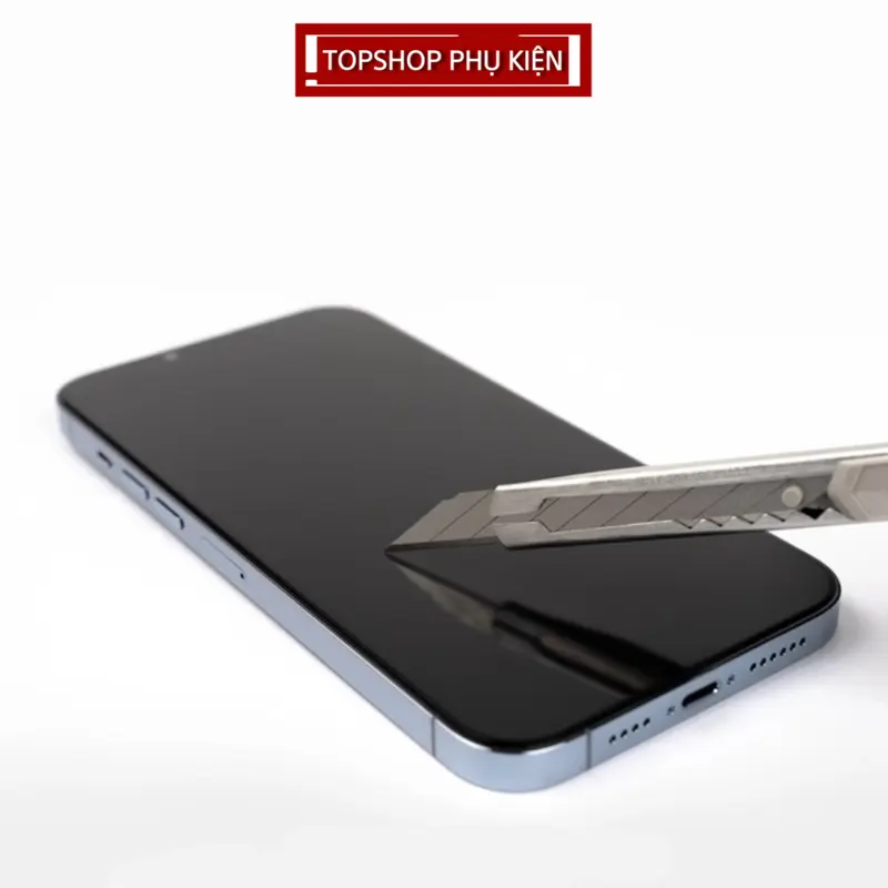 Kính Cường Lực iPhone Không viền Đen Kính Baiko Chính Hãng Cao Cấp , Kính Full màn - Bo Viền 3D Chống Mẻ Cạnh - Màng Loa Chắn Bụi - Full Lớp Nano 7