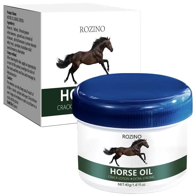 40g Comfort Skincare Horse Oil Foot Scrub, Exfoliating Foot Cream, Moisturizing Foot Care Product for Dead Skin Removal